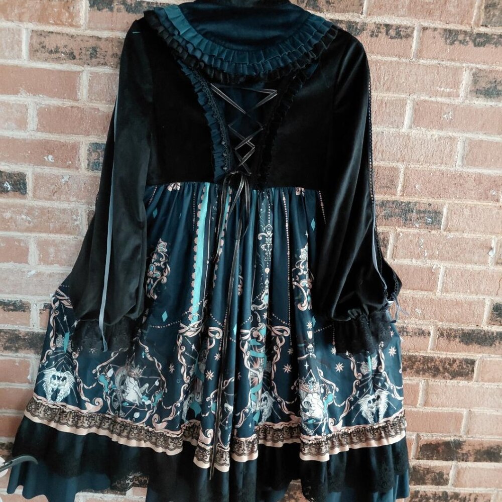 God Redemption Series Cross Skull Print Dress - Picture 2 of 7
